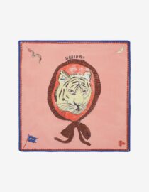 bawełniana apaszka, bandana damska, zielona bandana, apaszka z tygrysem, bandana z tygrysem, Habiba Tiger Bandana, Habiba Ultra, apaszka bawełniana damska, apaszka organiczna, bandana 60x60, apaszka do włosów, apaszka na szyję, duńska marka Habiba, Hello Berry sklep