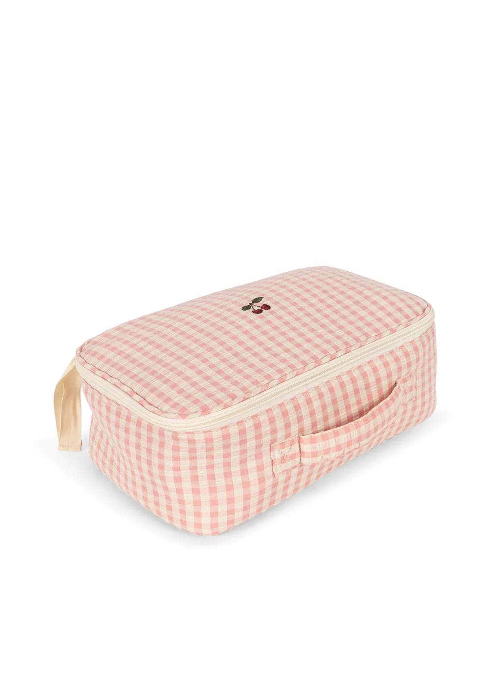 BABY DOLL NURSERY SUITCASE pink check3 BABY DOLL NURSERY SUITCASE pink check