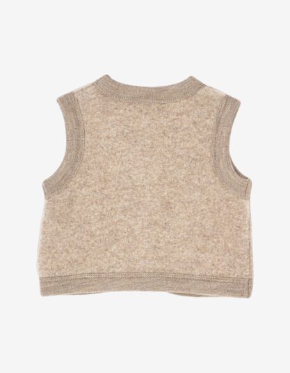 Kamizelka z wełny merino Woolly | Balsam Melange Hello Berry Engel Merino Wool Wełna merynosów